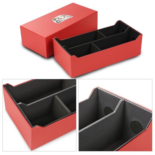 Caja de almacenamiento para monedas con Intercept Shield roja miniatura 3