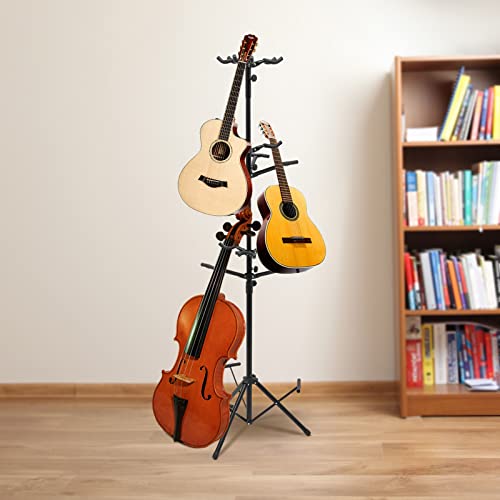 Lilyeriy Support de guitare universel à 3 niveaux – Style vertical – Support pour trépied pour ukulélé acoustique, ukulélé et basse – Support de guitare - Les Beatles, Paul McCartney, John Lennon, RIngo Starr, George Harrison Lilyeriy Support de guitare universel à 3 niveaux - Style vertical - Support pour trépied pour ukulélé acoustique, ukulélé et basse - Support de guitare – Image 4