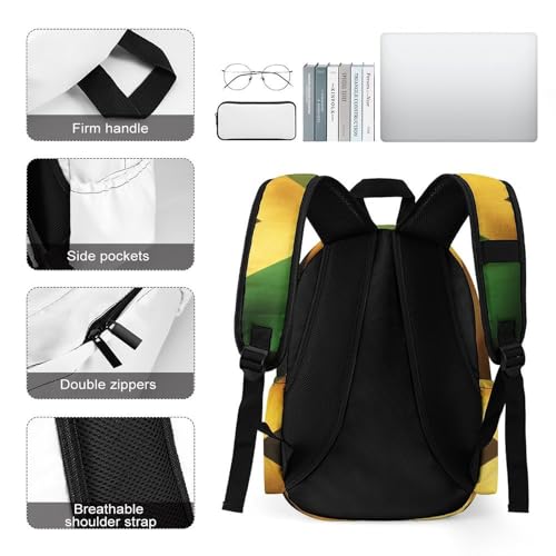 Sac à dos ordinateur portable drapeau jamaïcain taille L mixte - 5