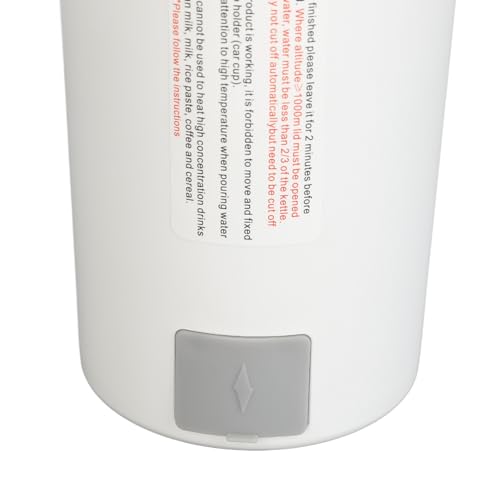 Tetera eléctrica portátil para auto 350ml blanca 12V miniatura 7