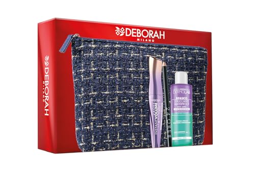 Prodotto: cofanetto idea regalo in pochette, con set per makeup occhi, per donare uno sguardo irresistibile e profondo