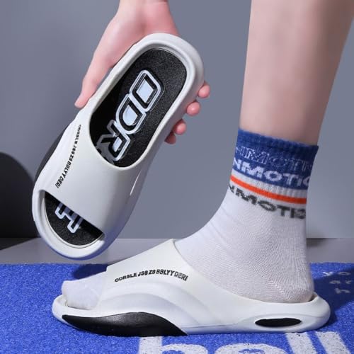 Premium Comfort Linear Design Yoga Mat Sildes Sandals Summer Slippers For Men Non Slip Flip Flops Indoor Outdoor Footwear3