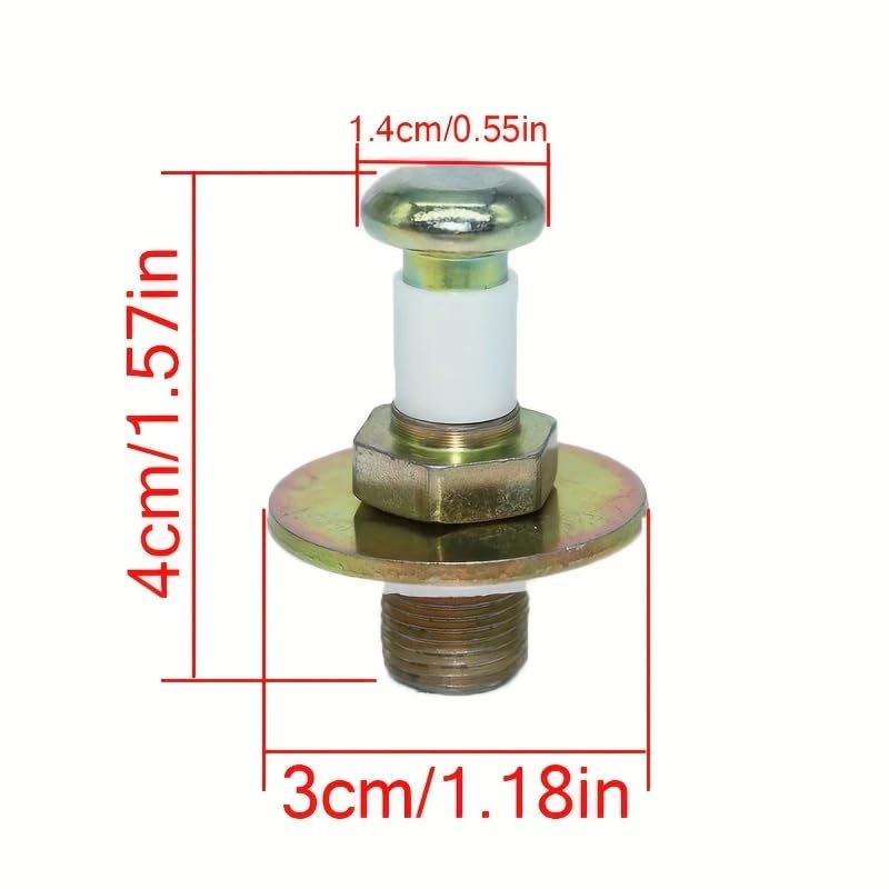 Auto Door Lock Striker Screw Washer Bolt Touch Latch Cotter Pins for VW Golf MK2 1983-1992 Car Accessories 357837034, 357837034B