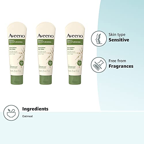 Aveeno Daily Moisturizing Oat Lotion For Dry Skin, 3 X 2.5 Fl. Oz #TOP4