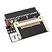 suckoo 3.5 IDE 40pin Female to CF Card Adapter Converter CF Memory Card to 3.5 IDE Female Hard Drive Expansion Board Card 180 Degree Black