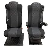 1 für Fahrer und ein für Beifahrer mit klappbaren Beifahrersitz