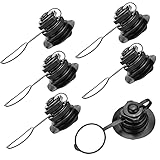 CODIRATO 5 Stück Schlauchboot Ventil Aufblasbares Boot Luftventil Spiral Luftventil 22 mm Kajak Ventil Boot Schraubventil Boston Ventil Ersatz Luftventil für Schlauchboot Luftmatratzen Fischerboot