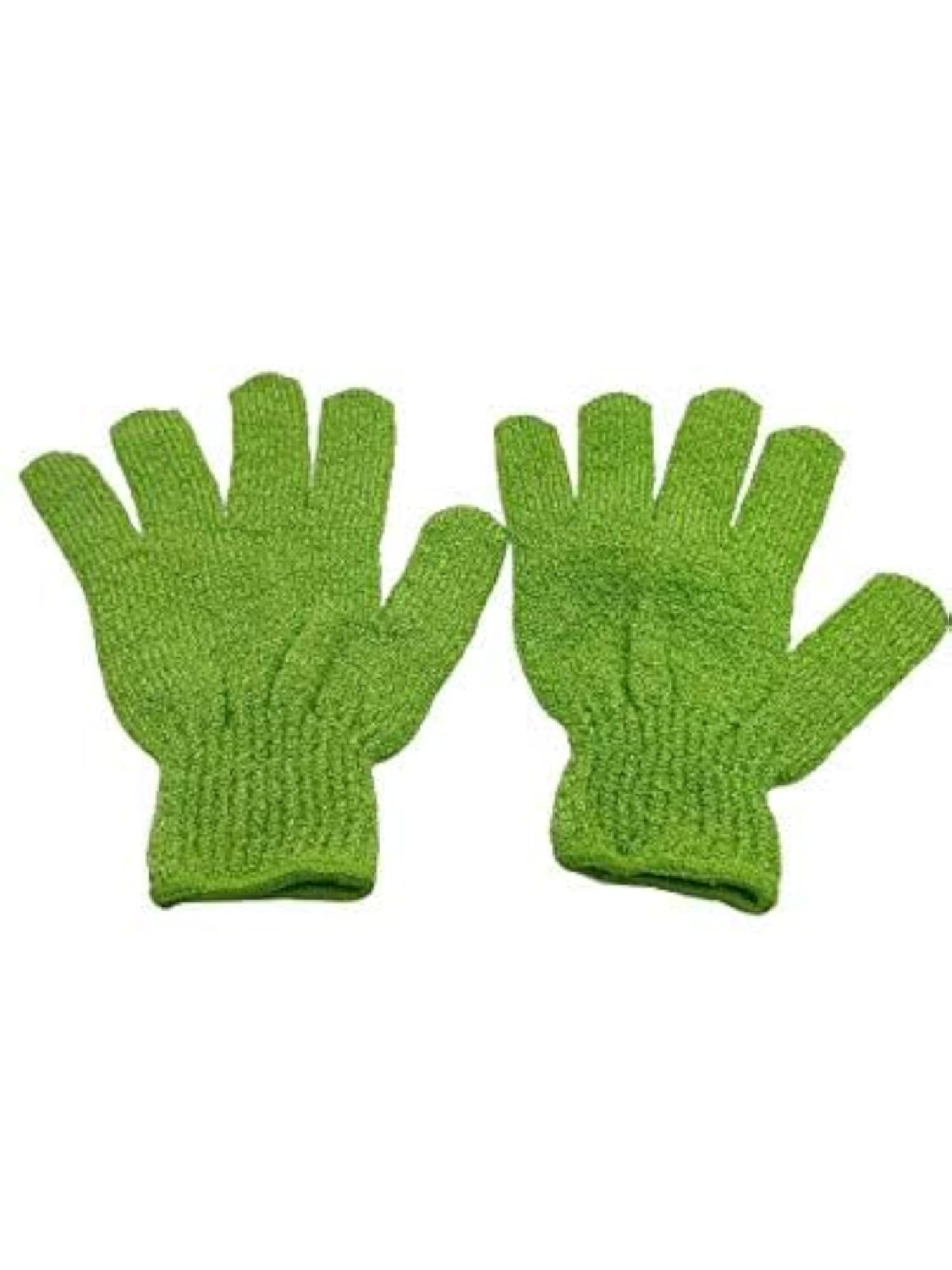 Exfoliating Dual Texture Bath Gloves, 1 Pair