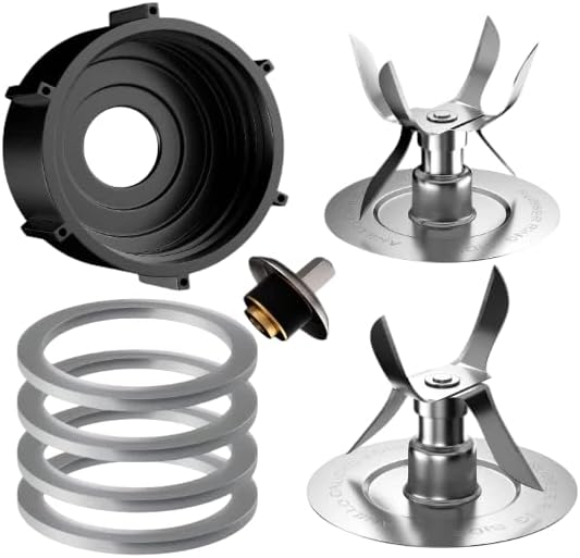 Fits For Oster Blender Replacement Parts: Ice Blades, Gaskets & Coupling Kit, 8 Pieces