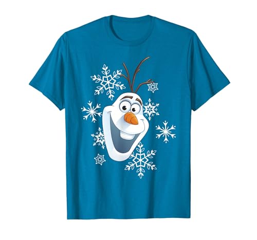 T-Shirt Olaf Disney pour Homme Bleu Roi S : vêtement de rechange à manches courtes