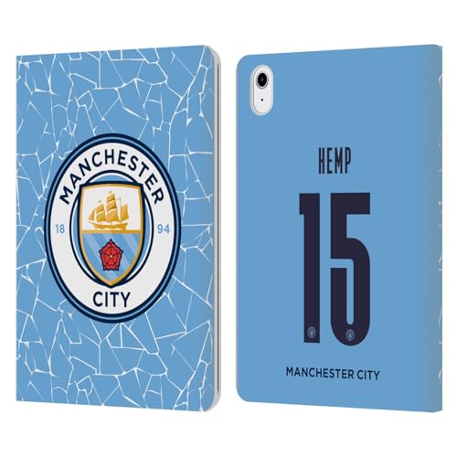 Funda Man City FC para iPad Air 2020/2022 de cuero con tapa de Lauren Hemp