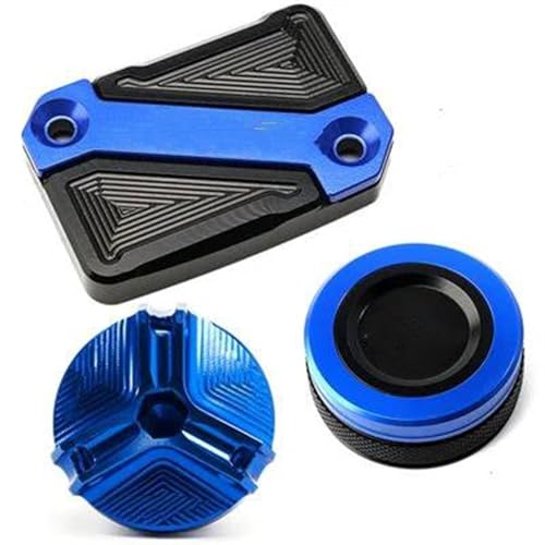 Tapa de líquido de frenos delantera y trasera para YZFR125 con tapón azul
