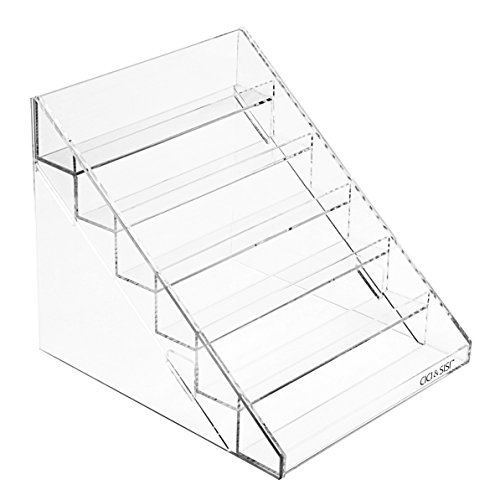 CICI&SISI Nail Polish Table Rack Shelf Display 36 Bottles New Screwless Design Easy to Assemble