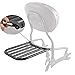 Black Backrest Sissy Bar Luggage Rack Compatible with Indian Chieftain Chief Classic Vintage 2014-2025