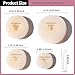 Teenitor Hair Bun Shaper Set with Extra-large, Large, Medium, Small Doughnuts Ring Stylers, 20pcs Blonde Large Bobby Pins