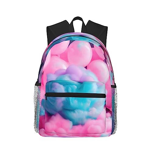 Sac à dos léger pour l'université avec poches | Style mixte en coton