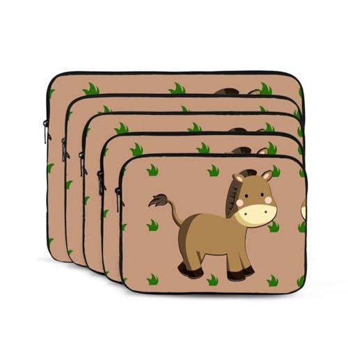 Cartoon Donkey Laptop Sleeve Case 15 Inch Suitable For Notebook Computer Tablet Traveling Carrying Simple Case2