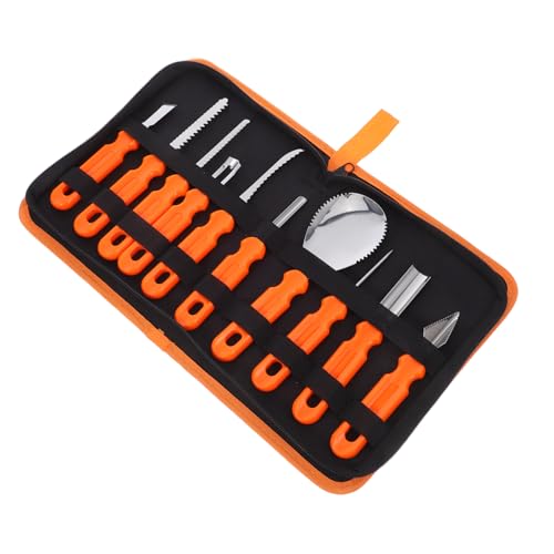 Alipis 10piezas Cuchillo Para Tallar Calabazas Juego De Herramientas Para Halloween Tallador De Calabazas Con Herramientas De Acero Inoxidable Para Manualidades y Decoraciones De