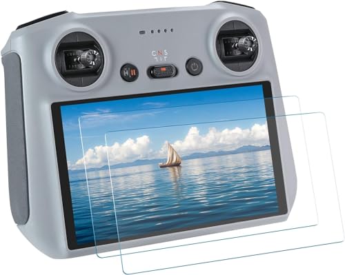 Image of VERTUS DJI RC, DJI RC2 HD Tempered Glass Screen Protector For DJI MINI 5 Pro / DJI Mini 4 Pro Drone / DJI MINI 3 Pro / Mini 3 /DJI Air 3,3s / Mavic 3 Pro, Classic /DJI Mavic Air 2S RC Touch Remote Controller (5.5-inch, Pack of 2)