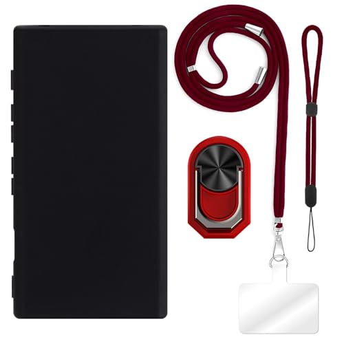 ESACMOT [4 in 1] �P�[�X HiBy Digital M300 2023 �Ƃ̌݊�������A�X�g���b�v�A���X�g�o���h�A�����O�t���A�ϏՌ��ی�J�o�[���s�p�Z�b�g (���b�h�Z�b�g)
