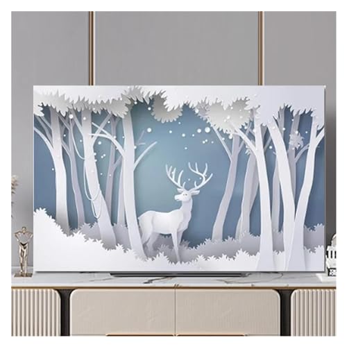 Housse de protection anti-poussière capot de télévision 32-75 pouces
