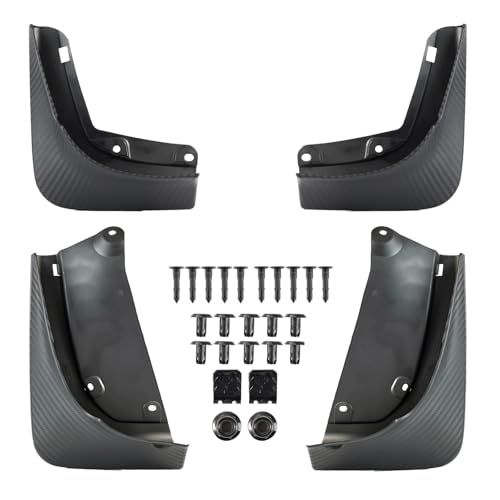 Guardabarros para coche Tesla Model Y en rutas de invierno 7