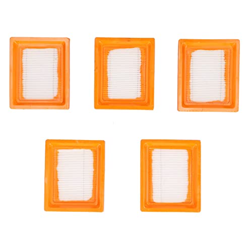 Lawn Mower Filtration, Flat Air Filter Cartridge Breathable for Carburetor for Washer for Generator