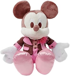 Disney Store Official Mickey Mouse Sweetheart Medium Soft Toy, 28cm/11, Valentine's Day Gift, Plush Cuddly Figure with Embroidered Details, Lovable Character in Smart Outfit - Suitable for Ages 0+
