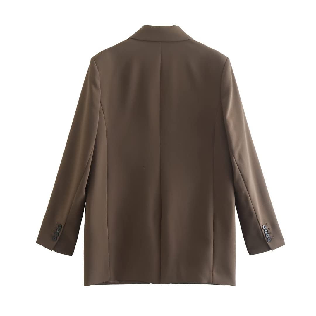 Traje de mujer para otoño e invierno con cremallera, pantalones largos básicos para exteriores, Chaqueta., S