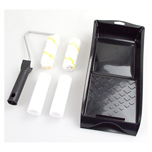 Rullo e vaschetta per pittura, Set da 6 pezzi