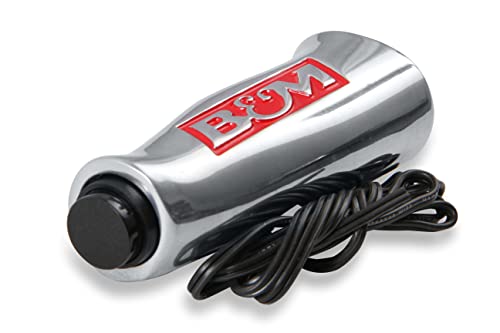 B&M 80658 Brushed Aluminum T-Handle Shifter Grip With Button And Sae Thread Inserts #TOP3