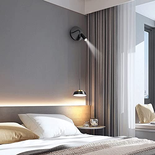Éclairage Suspendu en Métal Noir Mat, Luminaire LED Style Architectural