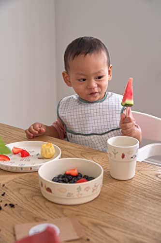 LÄSSIG Set di stoviglie per bambini, piatto