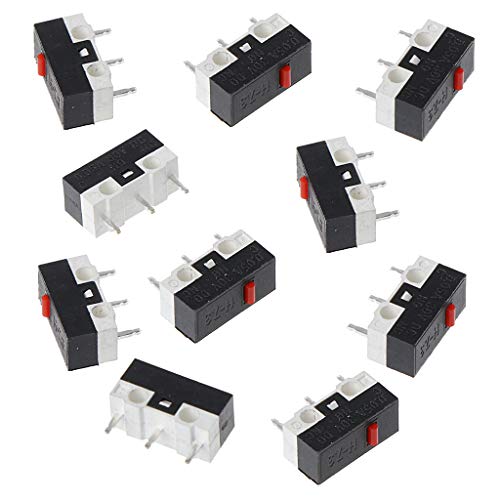 Rtengtunn 10Pieces Button Switch Mouse Switch 3Pin Microswitch For RAZER Logitech G700 Mouse