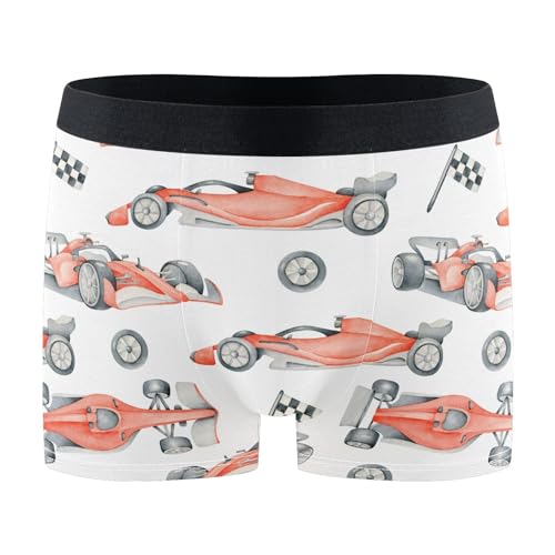 ZZKKO Men's Underwear Briefs Space Planets Cute Watercolor Men's Boxer Briefs,Trunks Underwear for Men S-XXL