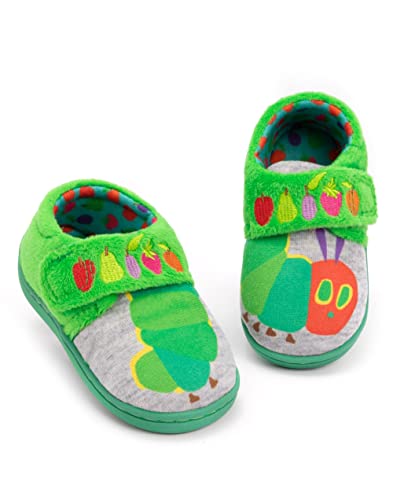 Image of Eric Carle The Very Hungry Caterpillar Slippers Kids Toddlers Girls Book Shoes