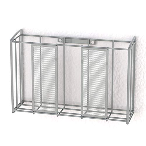Simple Houseware Over Cabinet Door Organizer, 12.5"Wx3.75"Dx18"H, Mesh Silver by Simple Houseware - Image 5