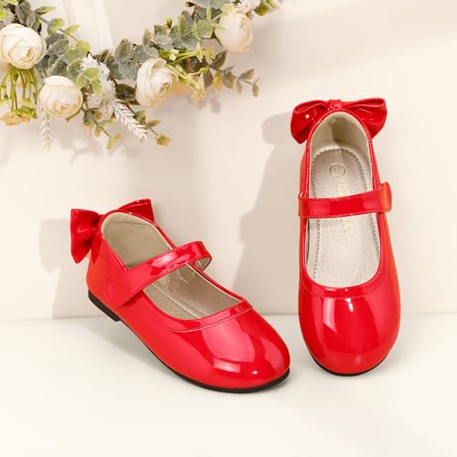 Image of PANDANINJIA Toddler Dress Shoes Flower Girls Ballet Flats