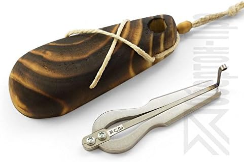 "Wave" Russian Jew's Harp with a Larch Case