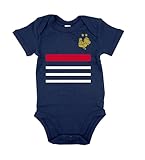 DSTNY Body bébé Coupe du monde 2018 impossible n'est pas français   Bleu marine (taille 3 6mois)