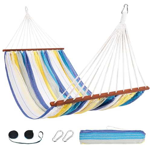 Lazy Daze Cotton Spreader Bar Hammock - Outdoor Portable