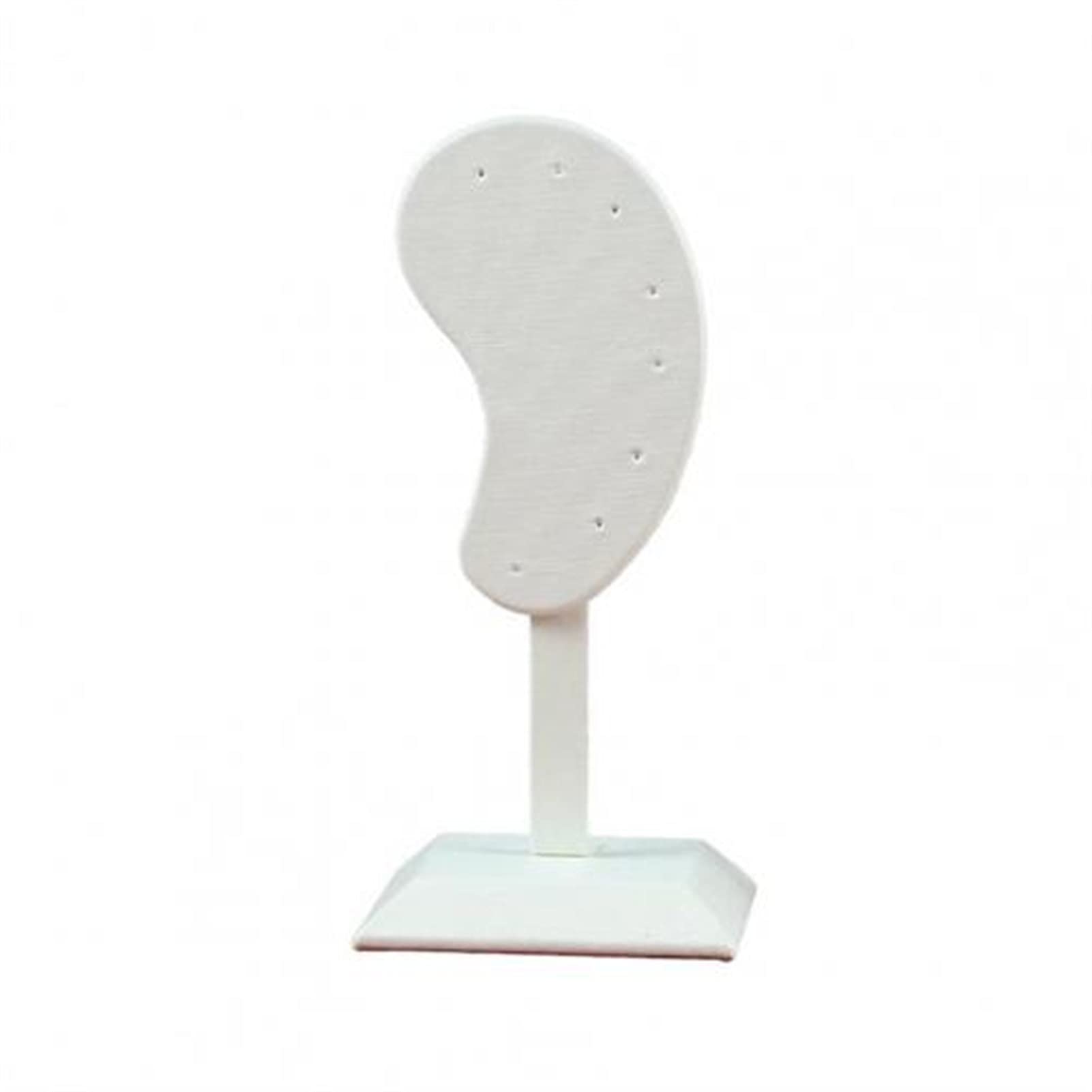 vfdaSWQQ jewellery stand, Velvet Earring Holder Jewelry Organizer Display Stand Rack joyero(White)