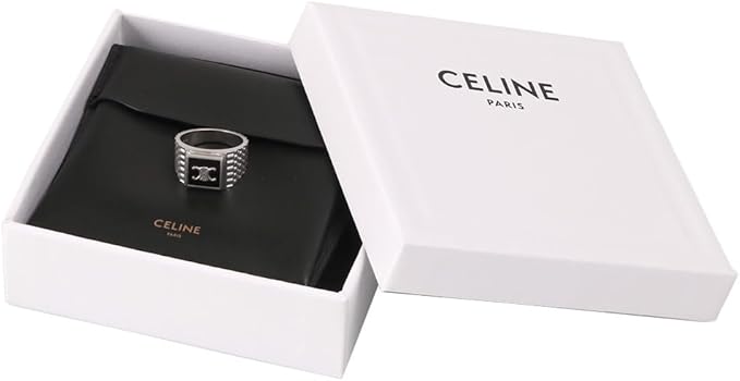 未使用　CELINE シルバーリング　58 オニキス　トリオンフ 楽天市場】【ｸｰﾎﾟﾝ5%OFF】セリーヌ／CELINE ”トリオンフ パイソン