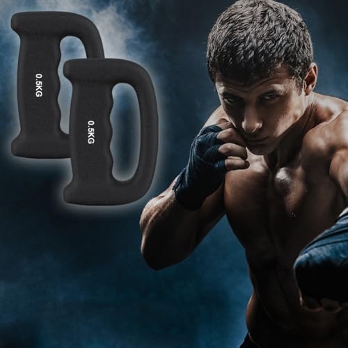 Vitesse puissance explosive avec poids à main de boxe