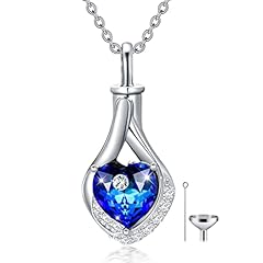 09-Sapphire Teardrop Urn