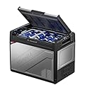 BougeRV 12 Volt Portable Refrigerator, 69 Quart Rocky V2.0 Dual Zone Car Fridge Freezer with APP Control, Compressor Cooler 12/24V DC, 110~240V AC for Overlanding, Camping, Travel, RV, Truck