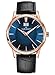 Produktbild Claude Bernard Herrenuhr Analog Quarz mit Lederarmband 63003 37R BUIR in der Farbkombination blau/Rose Gold