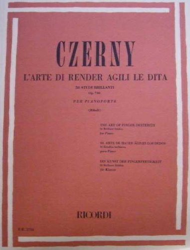 CZERNY - L'arte di rendere agili le dita op. 740 : CZERNY: Amazon