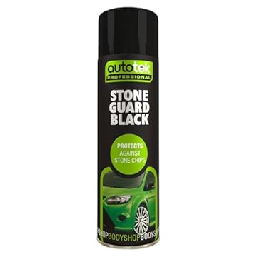 Autotek Professional Protects Against Stone Chips, Spray Paint, Stone Guard Black, 500 ml