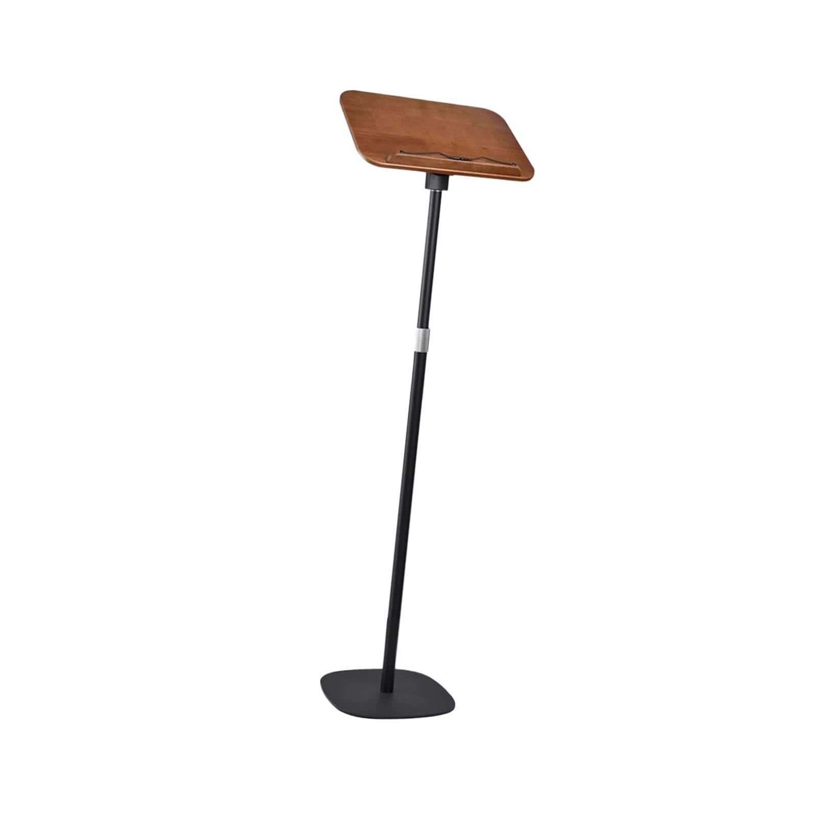 Soporte de lectura de suelo, soporte for libros de cocina | Altura ajustable, for libros, portátiles, música, recetas, dibujo, lectura de papel(Black,50-170cm)